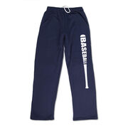 Baseball Fleece Sweatpants - Bat Baseball