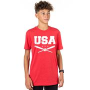 Baseball T-Shirt Short Sleeve - USA Baseball