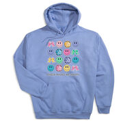 Cheerleading Hooded Sweatshirt - Cheer Makes Me Happy