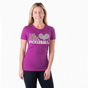 Pickleball Women's Everyday Tee - Eat. Sleep. Pickleball