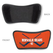 Hockey Repwell&reg; Slide Sandals - Personalized Goalie Crossed Sticks