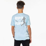 Baseball Short Sleeve T-Shirt - Rip It Flip It (Back Design)