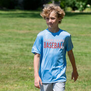 Baseball Short Sleeve Performance Tee - I'd Rather Be Playing Baseball