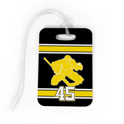 Hockey Bag/Luggage Tag - Personalized Hockey Goalie