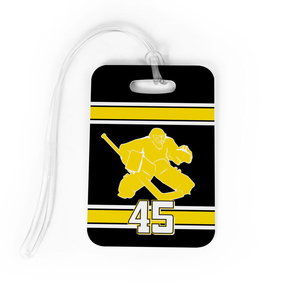 Hockey Bag/Luggage Tag - Personalized Hockey Goalie