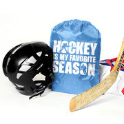 Hockey Drawstring Backpack - Hockey Is My Favorite Season