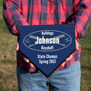 Baseball Personalized Team Home Plate Plaque