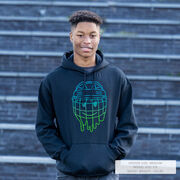 Hockey Hooded Sweatshirt - Have An Ice Day Smiley