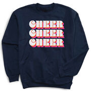 Cheerleading Crewneck Sweatshirt - Retro Cheer