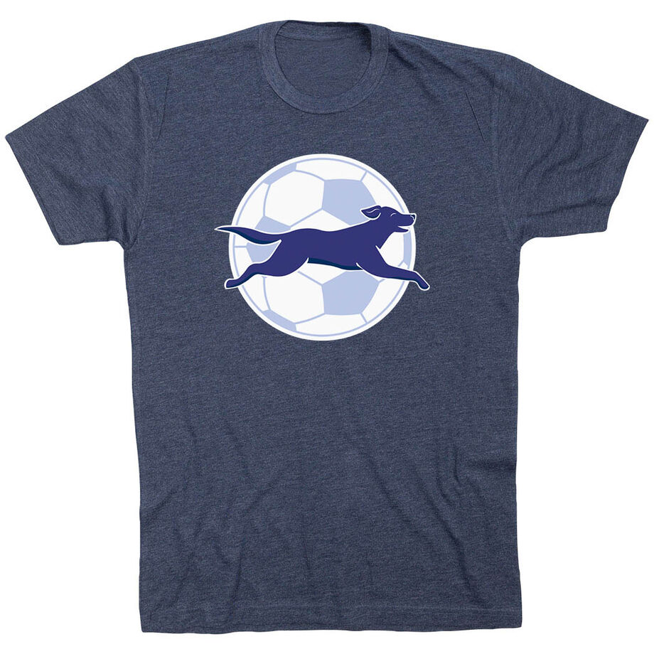 Soccer Short Sleeve T-Shirt - Kicks The Soccer Dog
