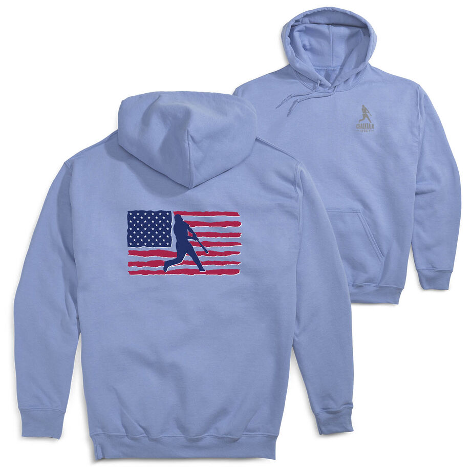 Baseball Hooded Sweatshirt - Baseball Land That We Love (Back Design)