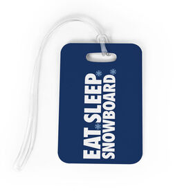 Snowboarding Bag/Luggage Tag - Eat Sleep Snowboard