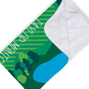 Golf Baby Blanket - Course