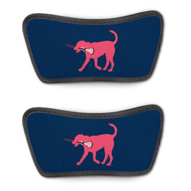 Girls Lacrosse Repwell&reg; Sandal Straps - Lula the Lax Dog