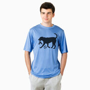 Soccer Short Sleeve Performance Tee - Spot The Soccer Dog