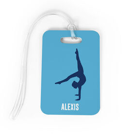 Gymnastics Bag/Luggage Tag - Personalized Gymnast Girl