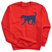 Hockey Crewneck Sweatshirt - Rocky the Hockey Dog