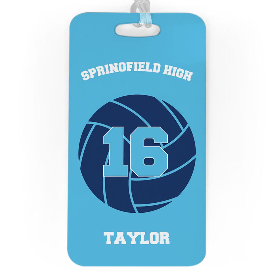 Volleyball Bag/Luggage Tag - Personalized Volleyball Team