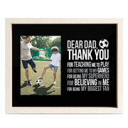 Soccer Premier Frame - Dear Dad