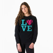 Softball Tshirt Long Sleeve - Love