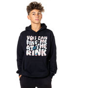 Hockey Hooded Sweatshirt - You Can Find Me At The Rink