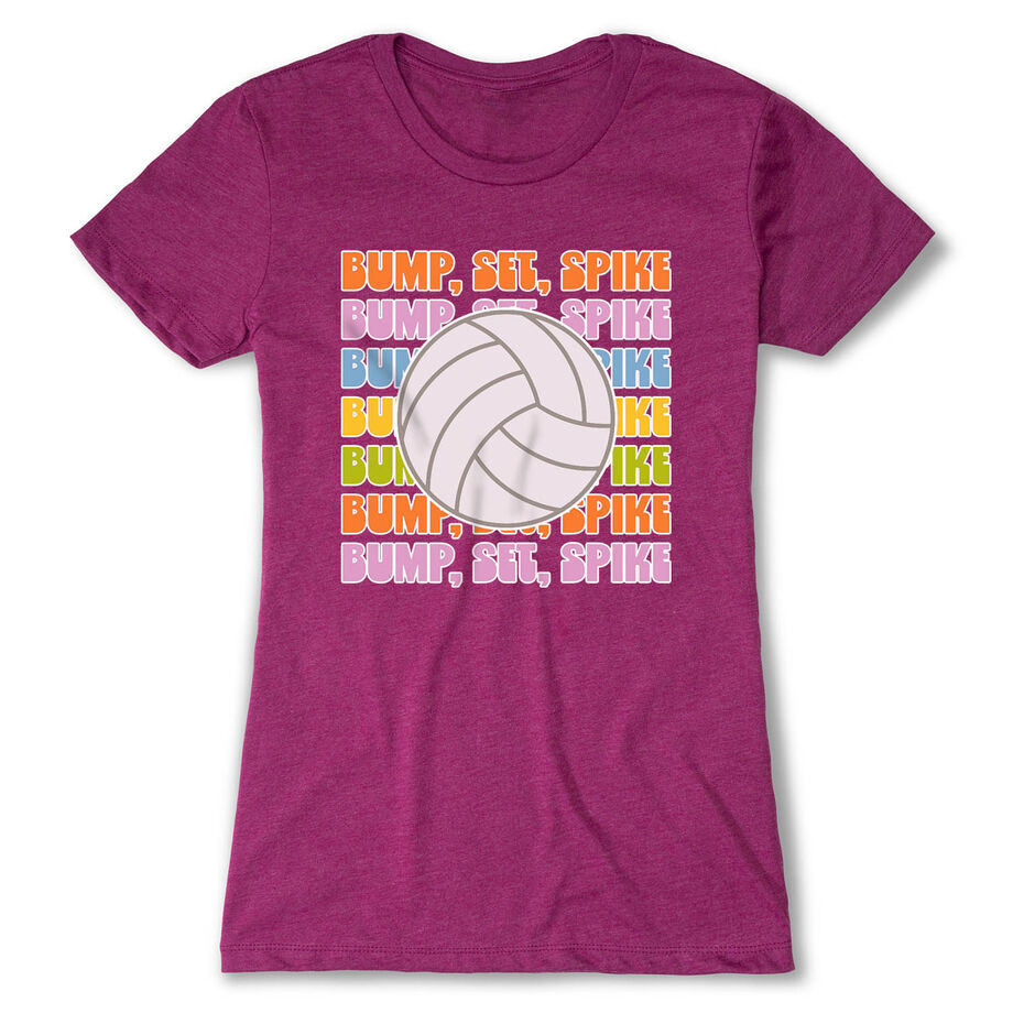 Volleyball Women's Everyday Tee - Bump, Set, Spike