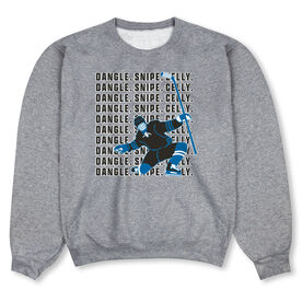 Hockey Crewneck Sweatshirt - Dangle Snipe Celly Away