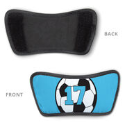 Soccer Repwell&reg; Slide Sandals - Soccer Ball with Number