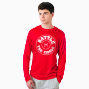 Wrestling Long Sleeve Performance Tee - Battle In Circle