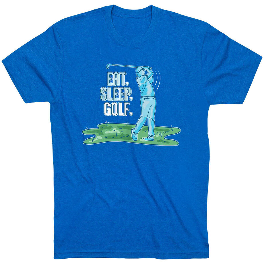 Golf Short Sleeve T-Shirt - Eat. Sleep. Golf