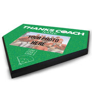 Baseball Home Plate Plaque - Thank You Coach Photo