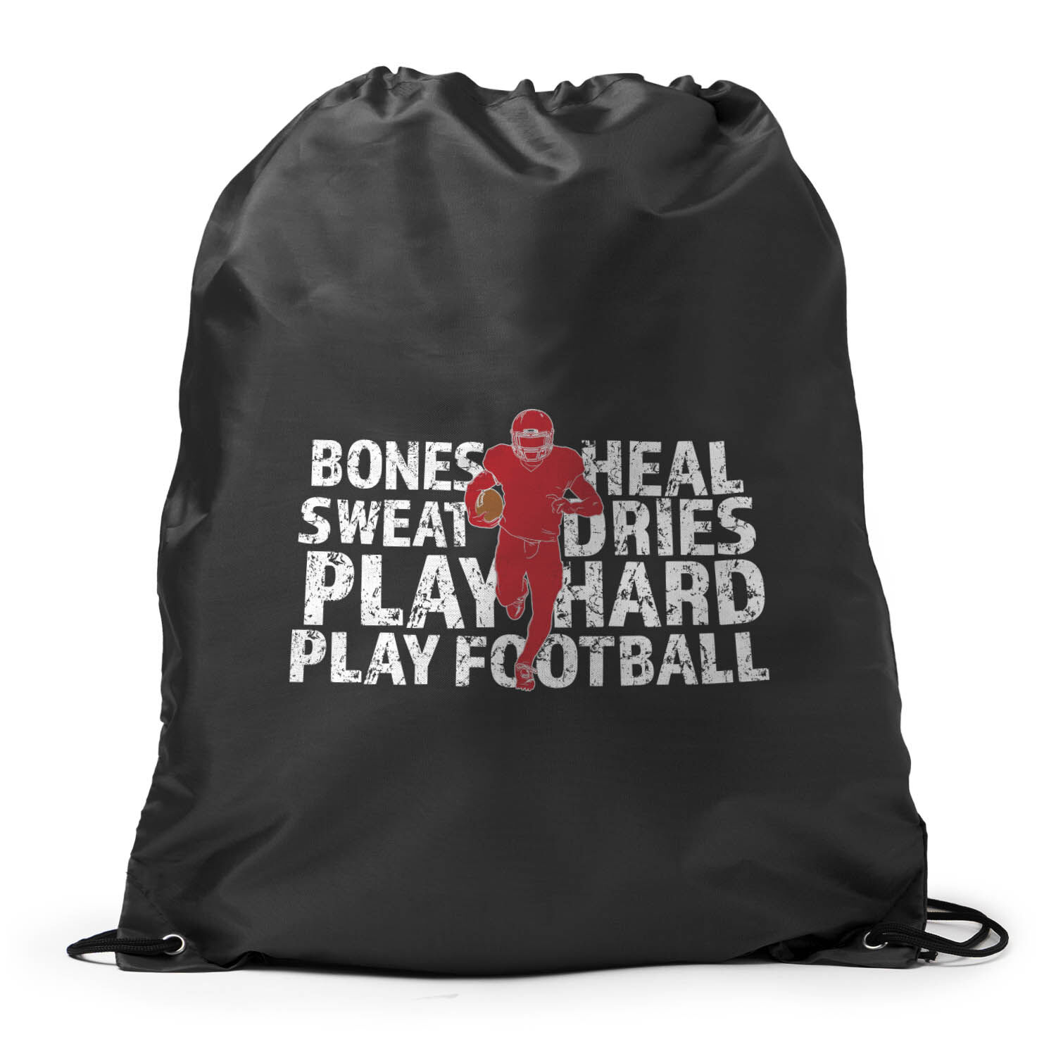Football drawstring backpack outlet
