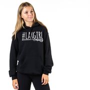 Girls Lacrosse Hooded Sweatshirt - #LAXGIRL