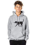 Hockey Hooded Sweatshirt - Howe the Hockey Dog