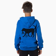 Soccer Hooded Sweatshirt - Sport The Soccer Dog (Back Design)