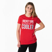 Hockey Women's Everyday Tee - Hockey Girls Are Cooler