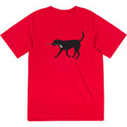 Hockey Short Sleeve Performance Tee - Howe the Hockey Dog