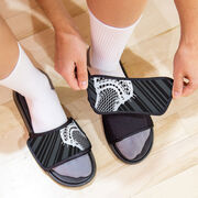 Guys Lacrosse Repwell&reg; Slide Sandals - Stick Reflected