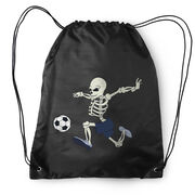 Soccer Drawstring Backpack - Skeleton Striker 
