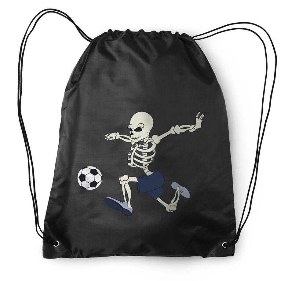 Soccer Drawstring Backpack - Skeleton Striker 