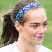Tennis Juliband Non-Slip Headband - Tossed Racquet Navy
