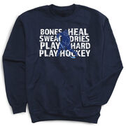 Hockey Crewneck Sweatshirt - Bones Heal Hockey