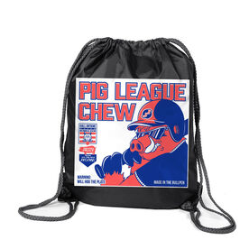 Baseball Sport Pack Cinch Sack - Pig League Chew