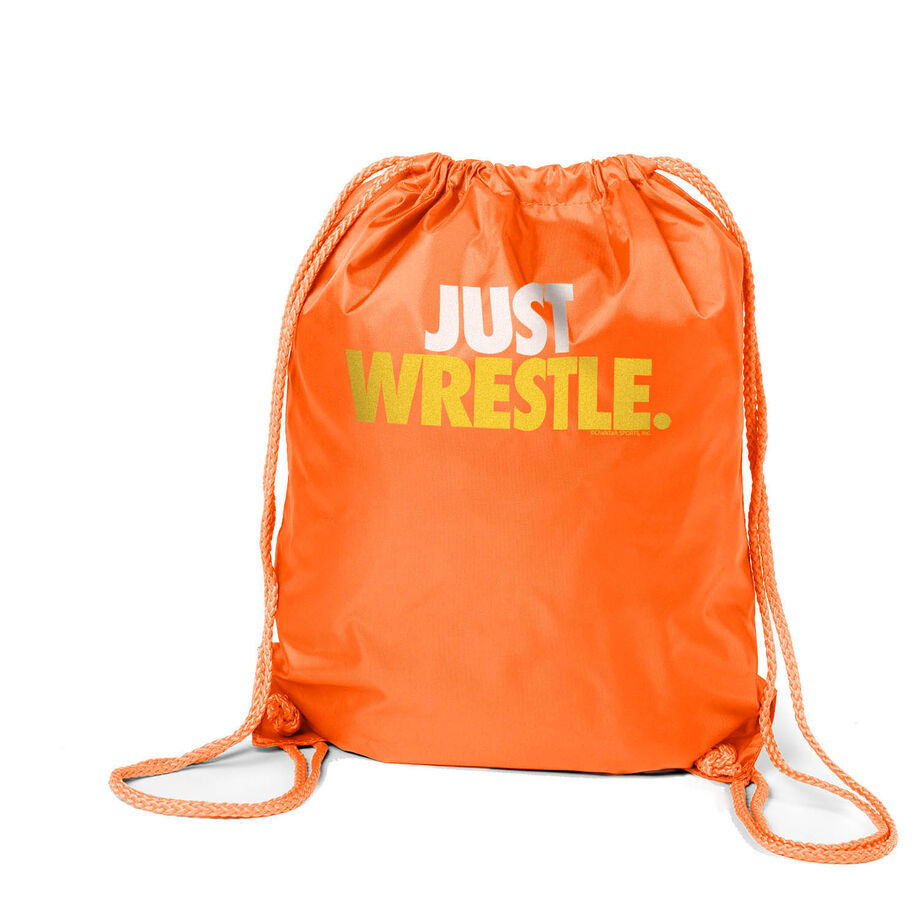 Wrestling Drawstring Backpack Just Wrestle