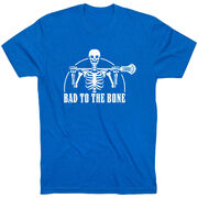 Guys Lacrosse T-Shirt Short Sleeve - Bad To The Bone