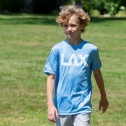 Guys Lacrosse Short Sleeve Performance Tee - I'd Rather Lax