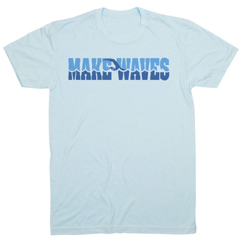 Swimming Short Sleeve T-Shirt - Make Waves