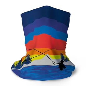 Fly Fishing Multifunctional Headwear - Fly Fisherman Sunset RokBAND