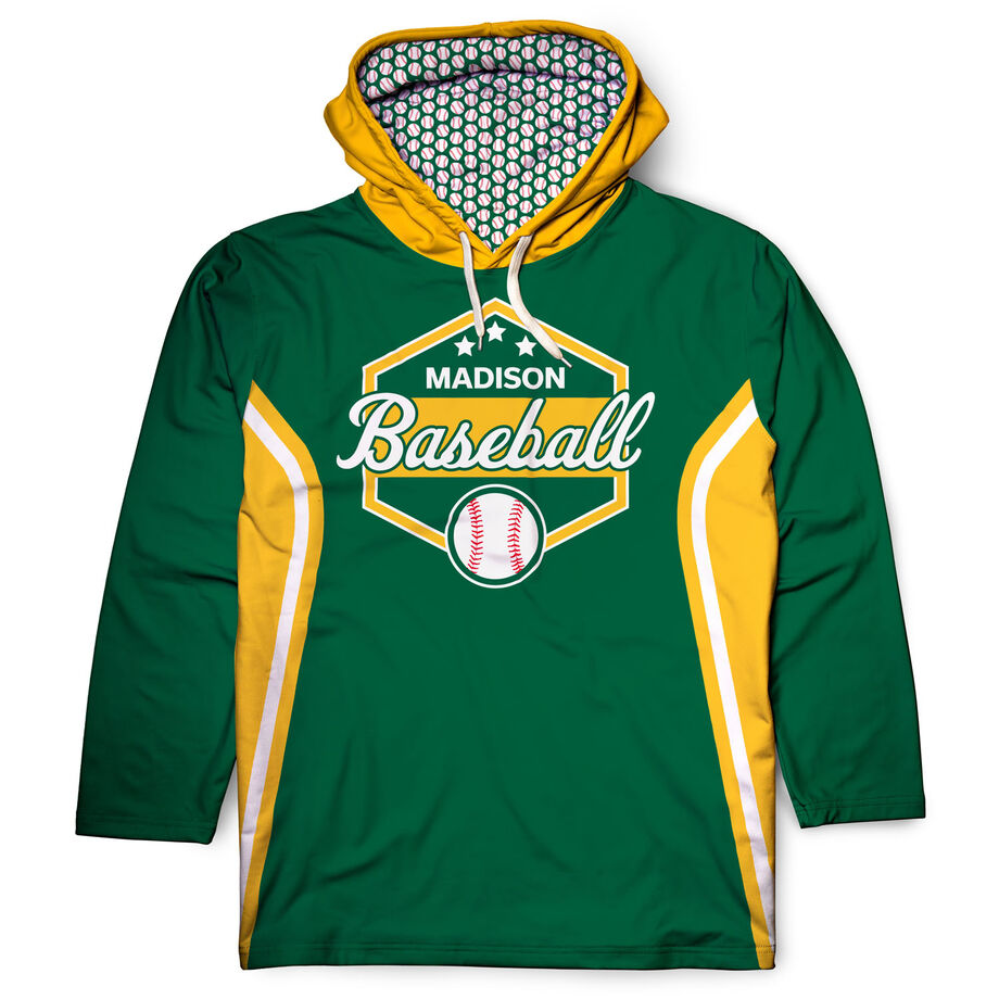 Custom Team Lightweight Long Sleeve ShieldDri Hoodie -  Baseball