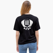 Pickleball Short Sleeve T-Shirt - I'd Rather Be Playing Pickleball (Back Design)